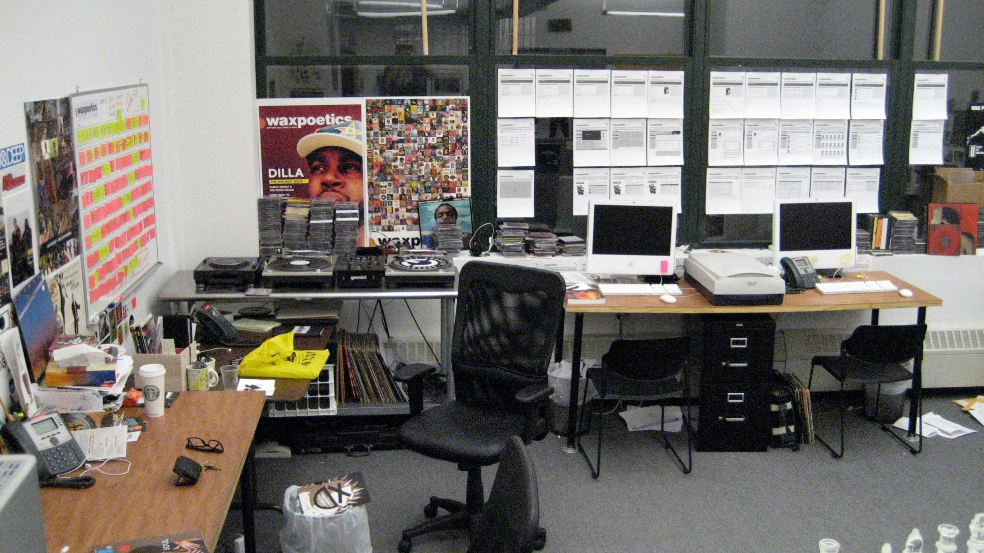 In the office. Brooklyn, New York, September 2007.